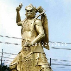 雷神銅雕，廣場(chǎng)神仙銅雕