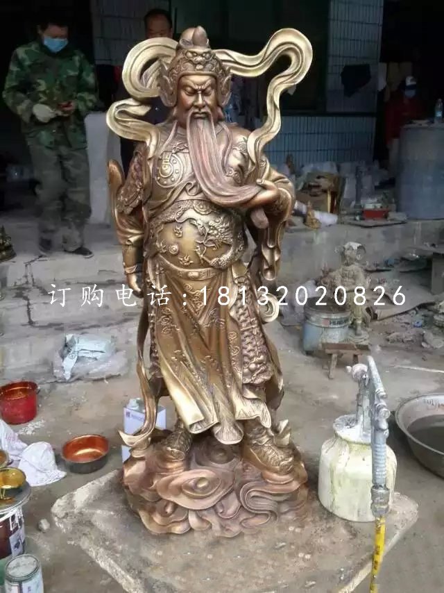 關(guān)羽銅雕，銅雕關(guān)公，武財(cái)神銅雕