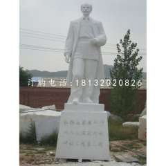 白求恩石雕，漢白玉醫(yī)院人物石雕