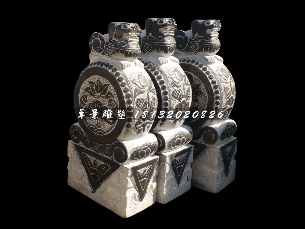 門墩石雕，青石獅子門墩 (2).jpg