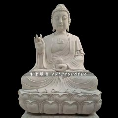 如來佛像，大理石如來佛祖雕塑