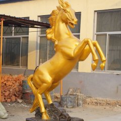 銅馬雕塑，立馬成功銅雕