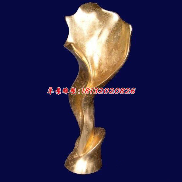 抽象銅雕，景觀抽象雕塑