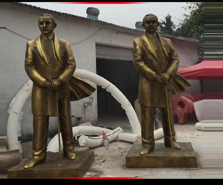 孫文銅雕，廣場偉人銅雕