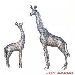 不銹鋼公園鏤空長(zhǎng)頸鹿