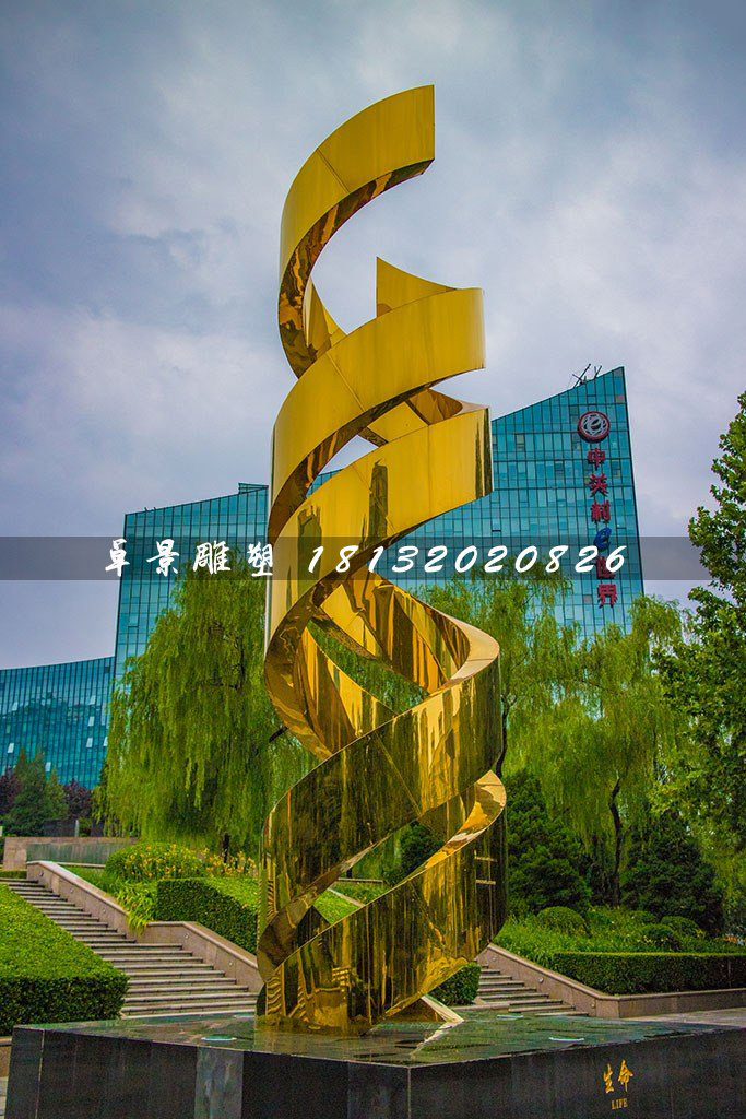 不銹鋼生命雕塑，廣場不銹鋼雕塑