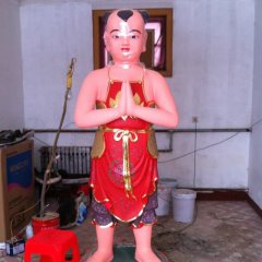 玻璃鋼善財雕塑，寺廟神仙雕塑