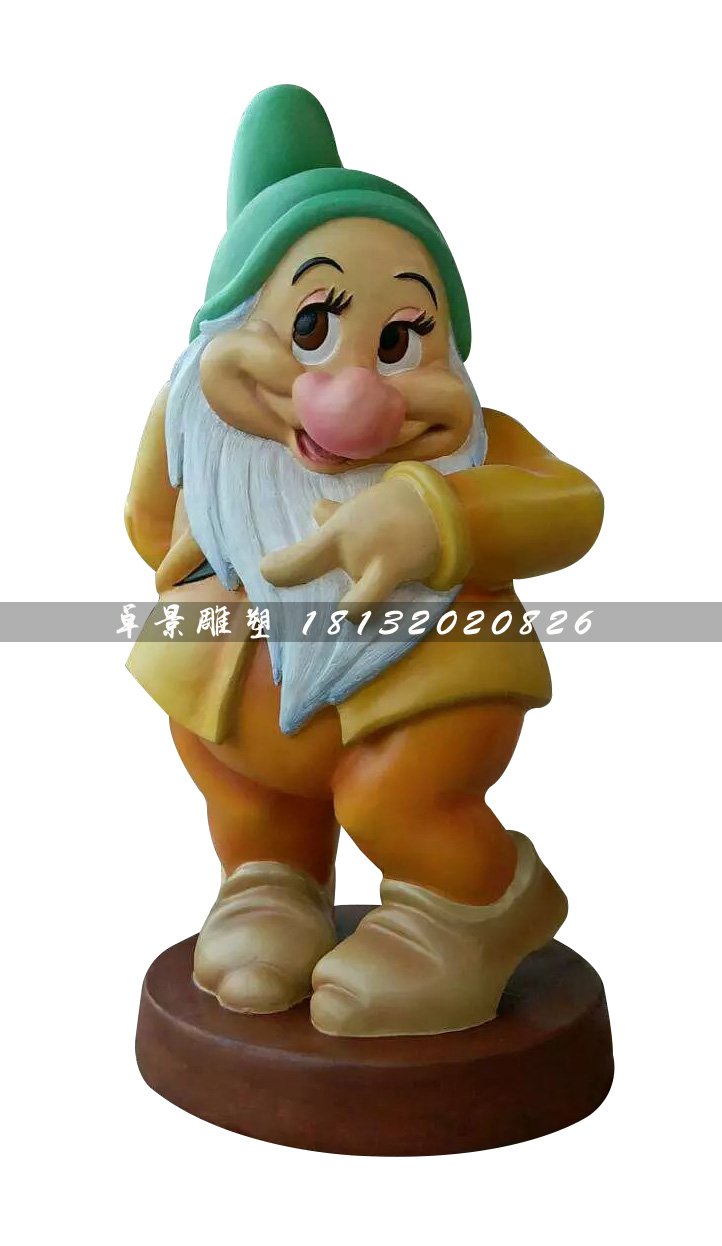 玻璃鋼小矮人雕塑，玻璃鋼卡通雕塑 (3)