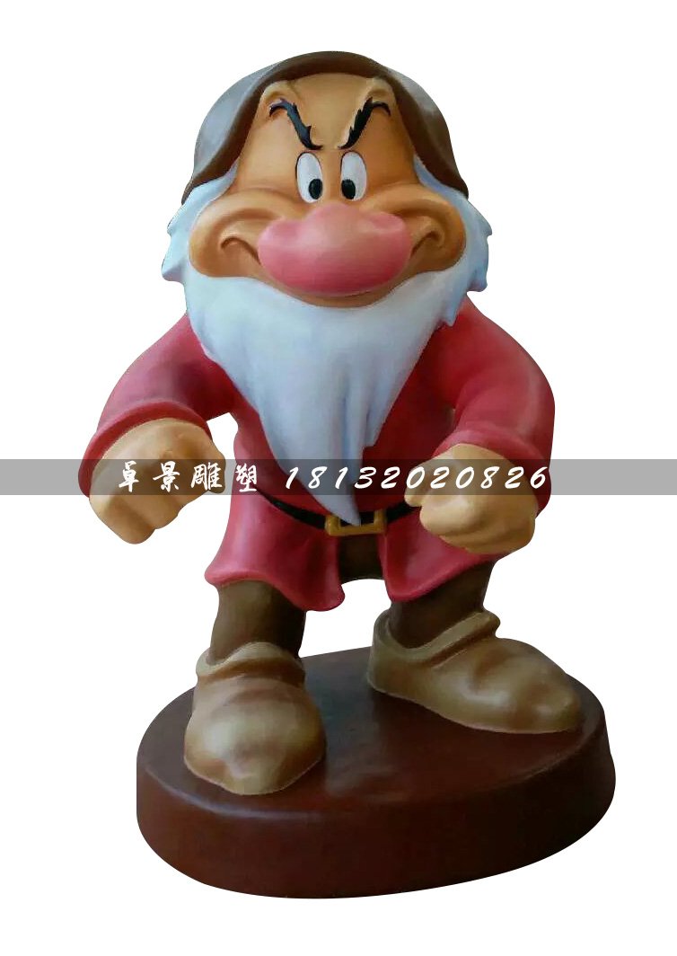 玻璃鋼小矮人雕塑，玻璃鋼卡通雕塑 (4)-恢復的