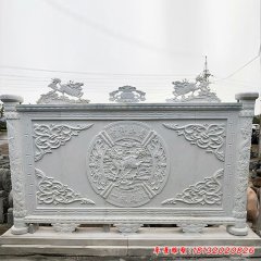 吉祥如意麒麟浮雕石影壁