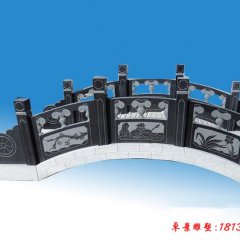 景區青石小橋雕塑