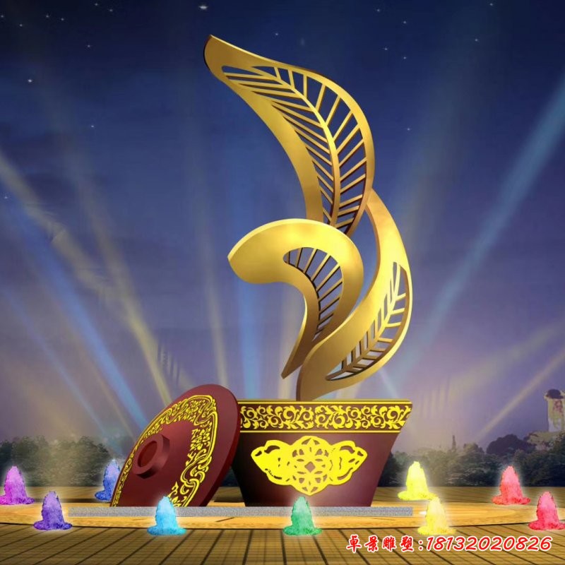 不銹鋼茶噴泉設計圖