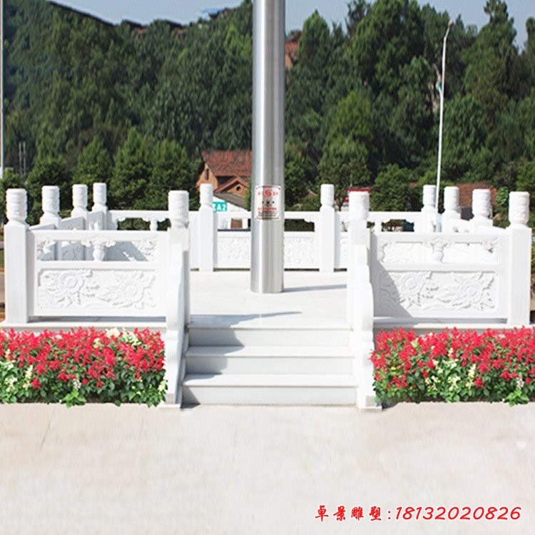 漢白玉升旗臺石雕