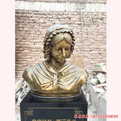 醫學名人南丁格爾胸像銅雕