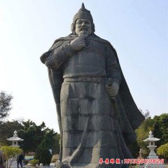 景區民族英雄戚繼光石雕