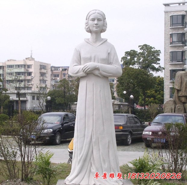 南丁格爾石雕，醫(yī)院人物石雕