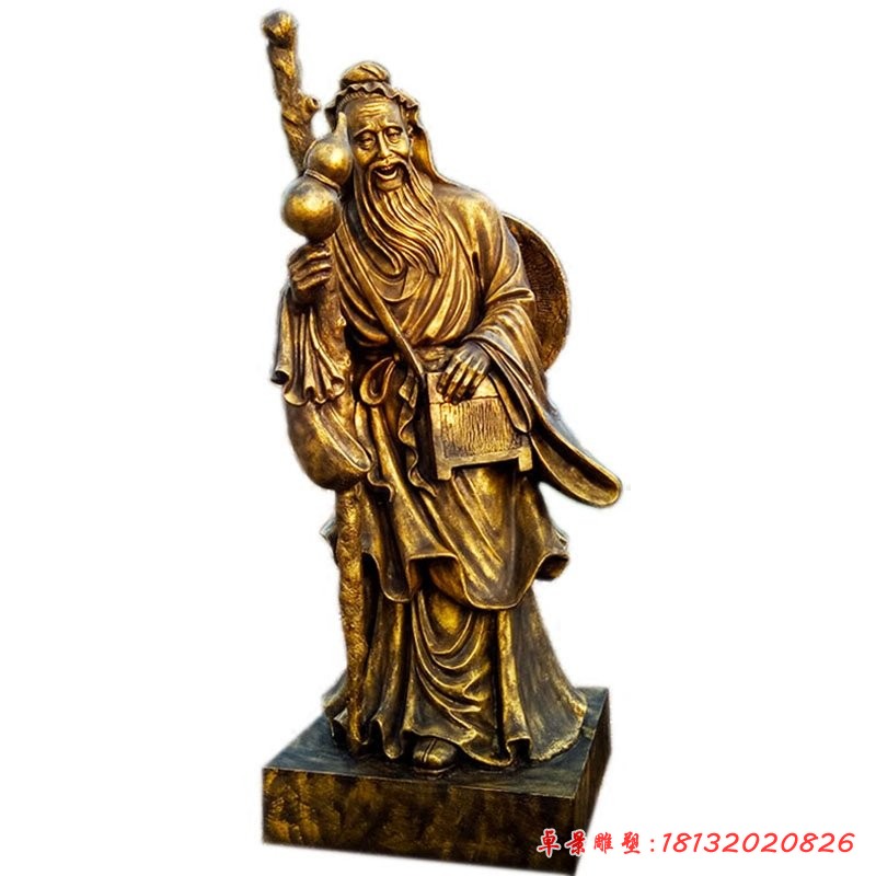 古代名醫華佗銅雕