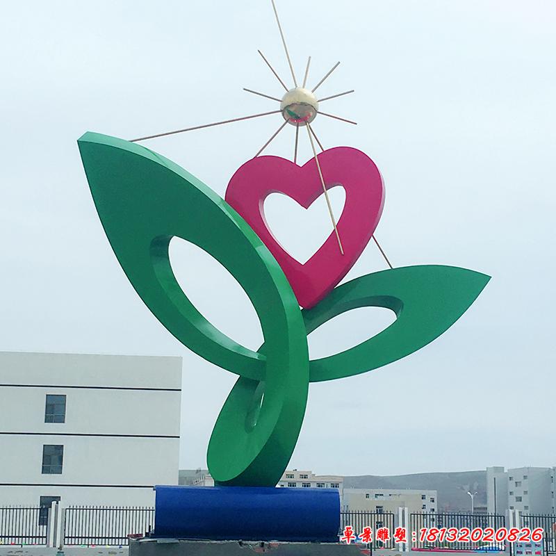 不銹鋼城市校園標(biāo)志雕塑