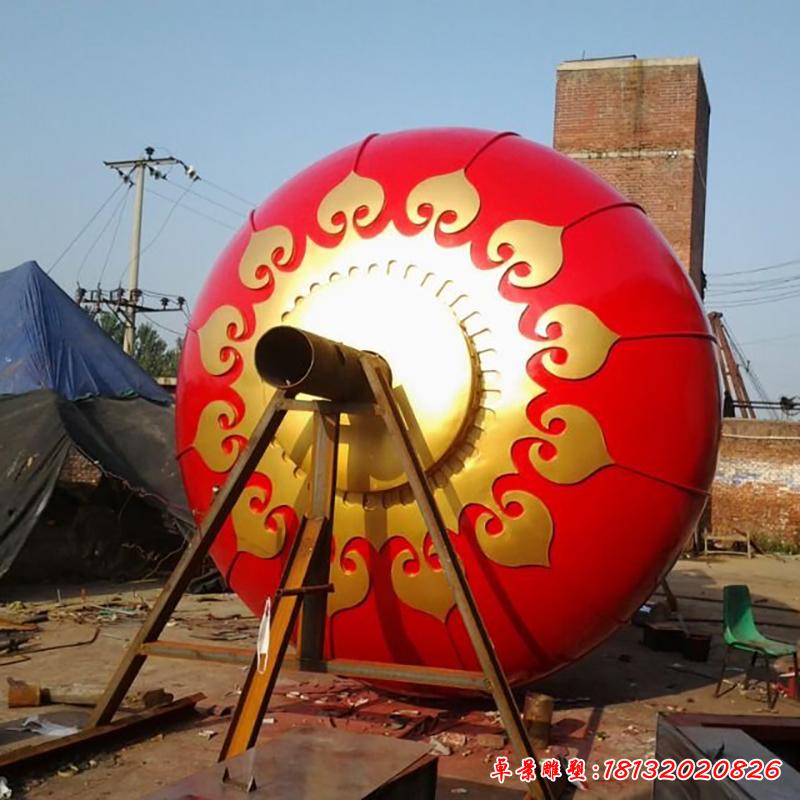 不銹鋼公園燈籠創意雕塑