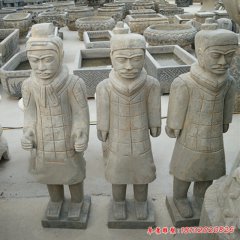 景區兵馬俑石雕
