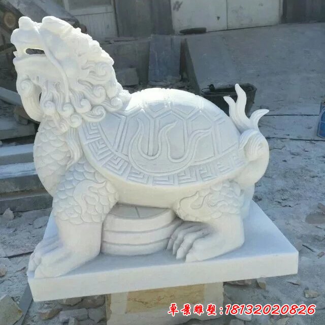 石雕龍龜雕塑