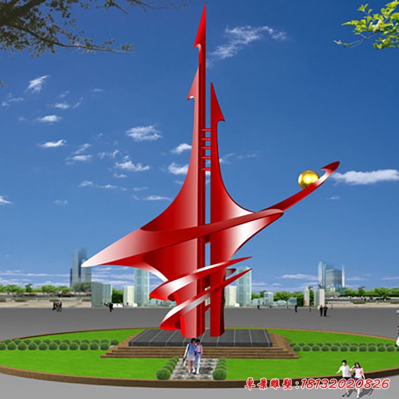 學校不銹鋼雕塑壯志凌云