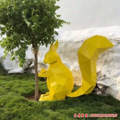 小區動物不銹鋼松鼠