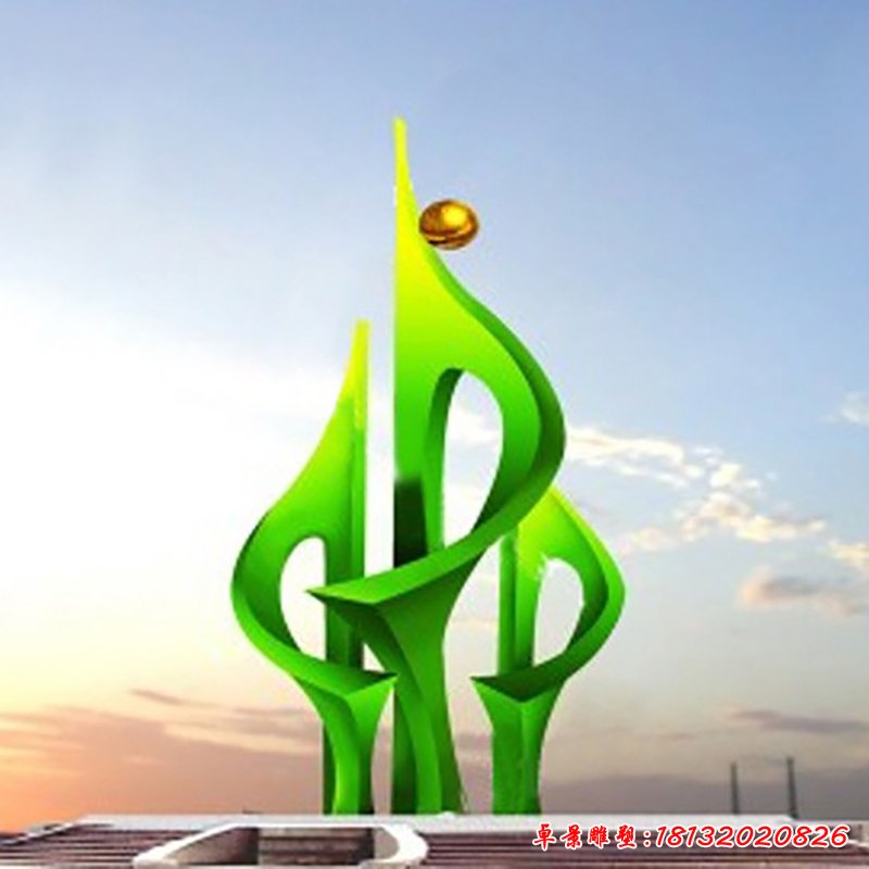 不銹鋼團結奮進雕塑，不銹鋼企業雕塑[1]