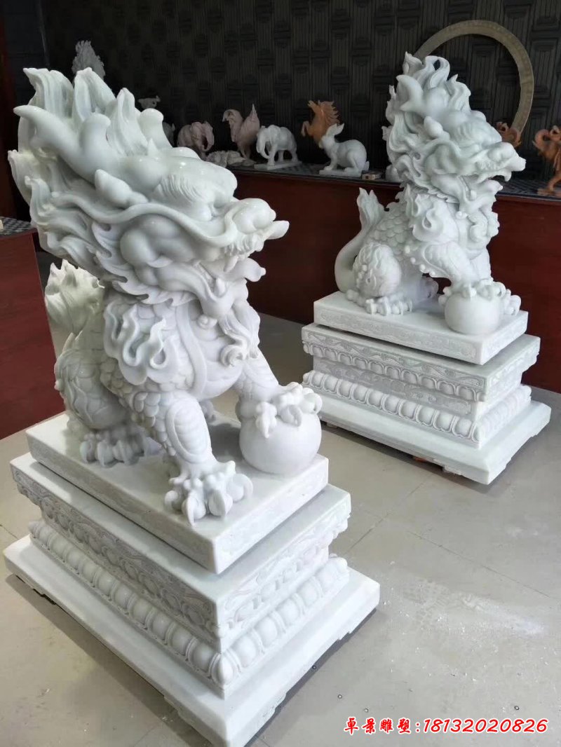 麒麟動(dòng)物石雕 (5)