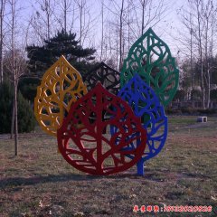 樹(shù)葉抽象雕塑 不銹鋼抽象雕塑