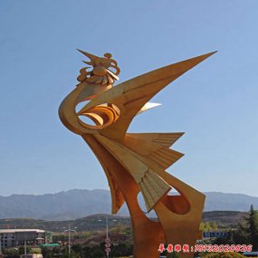 園林不銹鋼景觀雕塑