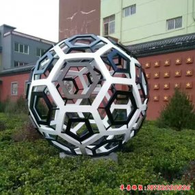 體育類不銹鋼鏤空雕塑