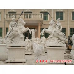 西方人物石雕將士