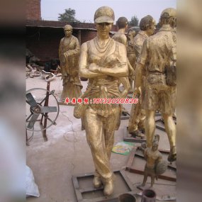 現代人物銅像雕塑