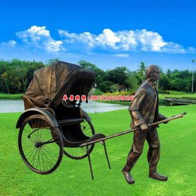 景觀人物銅雕塑