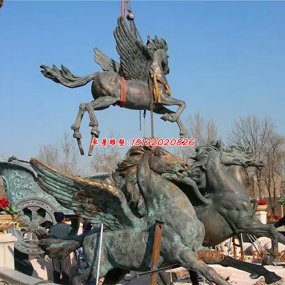 飛馬銅雕塑