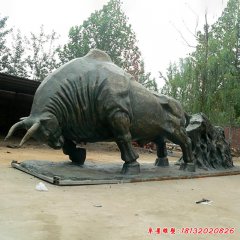 大型鑄銅牛雕塑