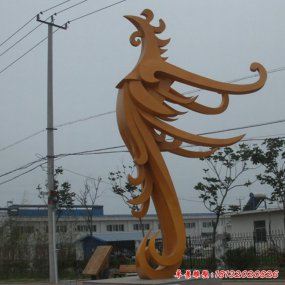 鳳凰的雕塑