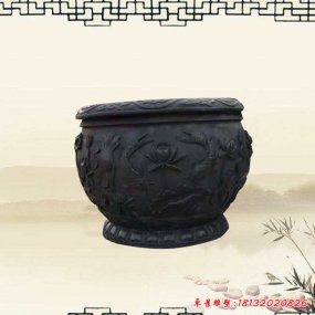 仿古水缸雕塑