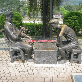 城市人鑄銅雕塑