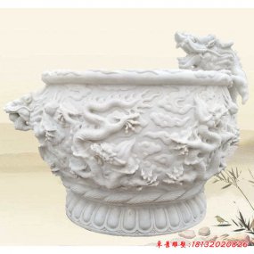 浮雕石水缸