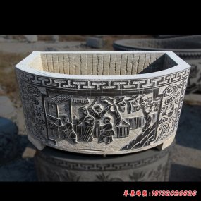 古代人物石浮雕