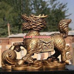 銅八卦麒麟