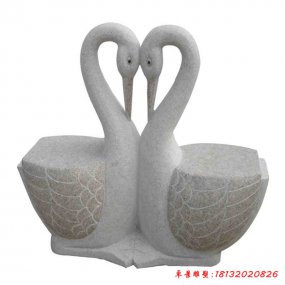 抽象天鵝石雕