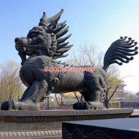 頤和園 銅麒麟
