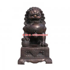 銅雕獅子鎮(zhèn)宅辟邪