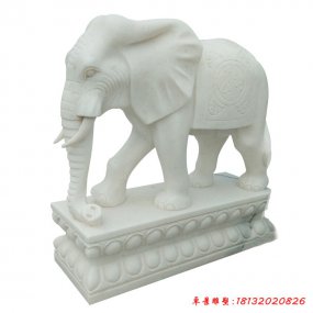 漢白玉動物雕塑