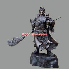 銅雕關(guān)公像