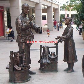 步行街銅雕