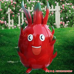 玻璃鋼火龍果雕塑